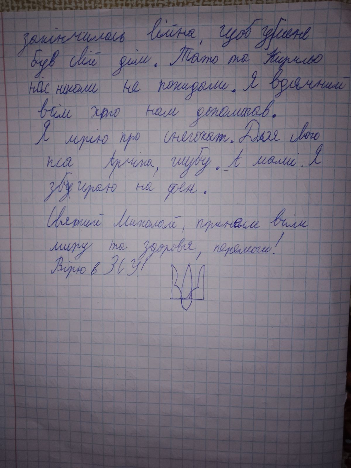 Тато та брат пішли захищати нашу Україну