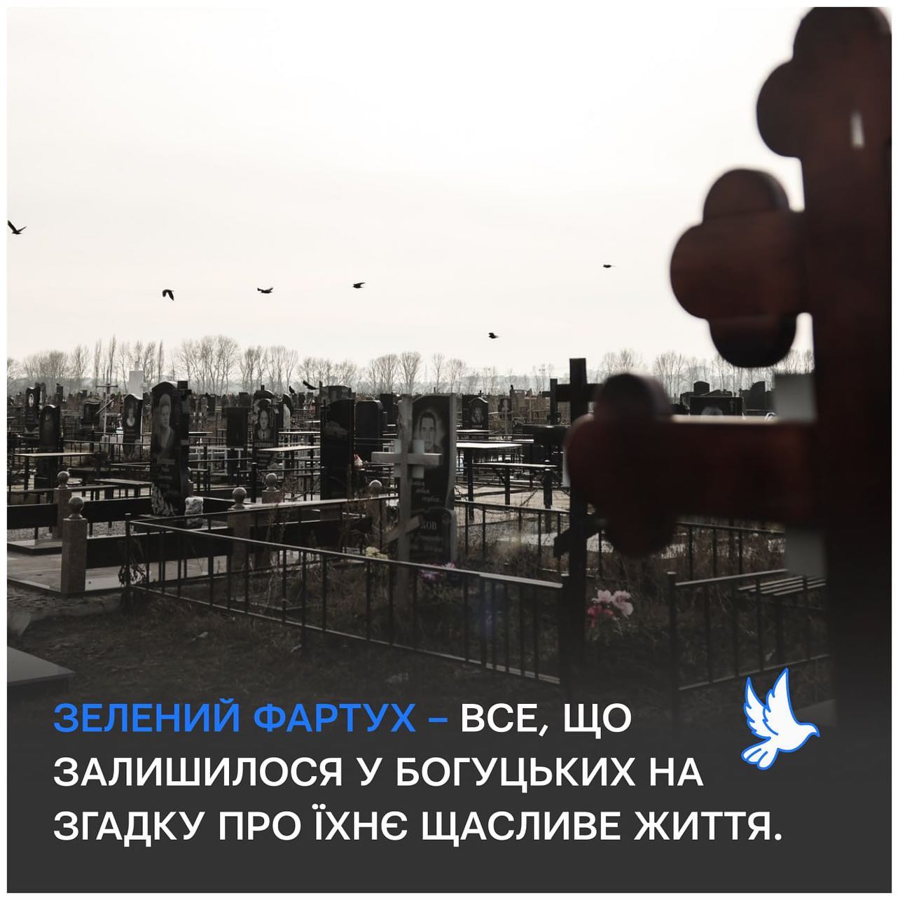 Зелений фартух – все що залишилось у Богуцьких на згадку про їхнє щасливе життя