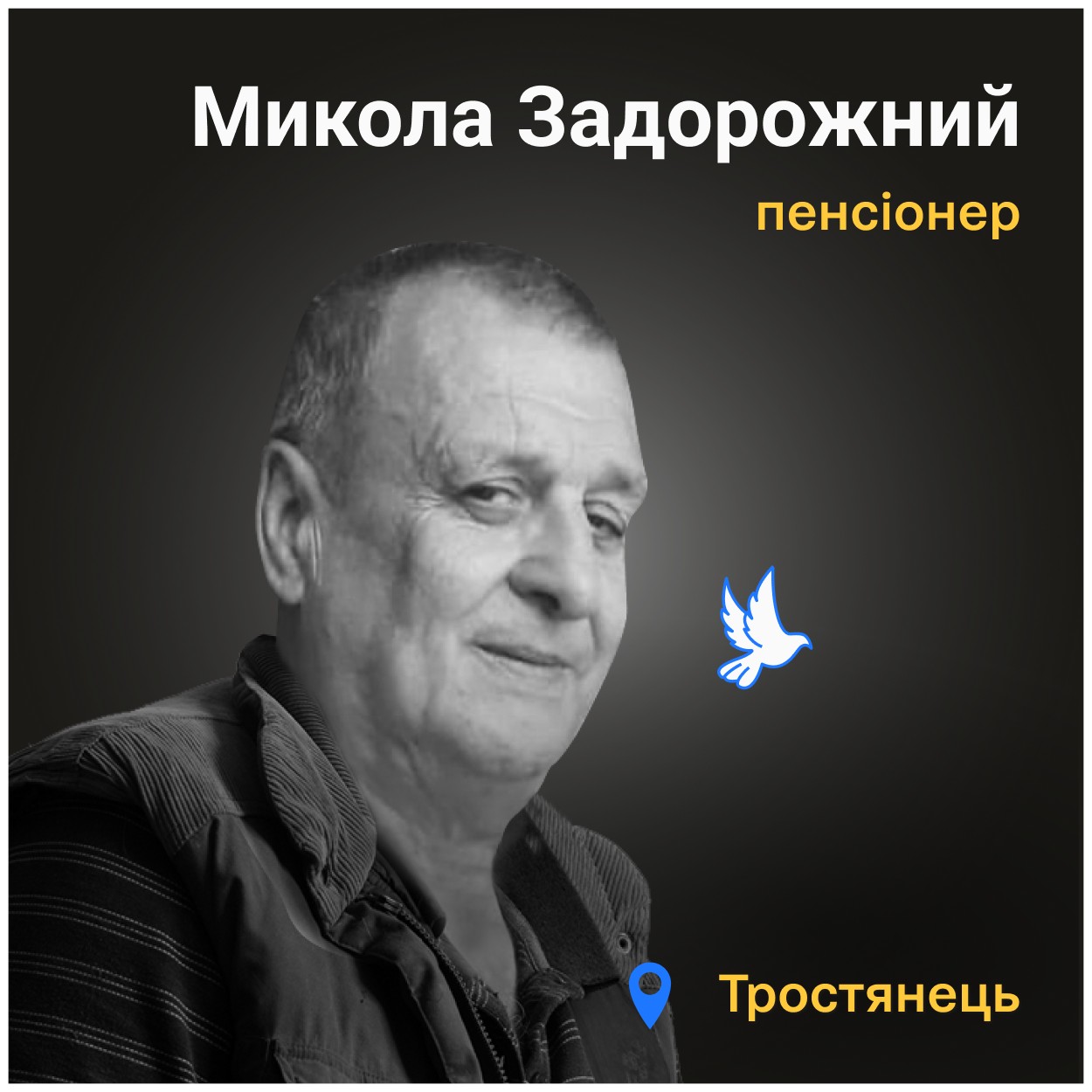 Коли я вийшла надвір, то побачила дядю Колю. Він сидів, неначе спить…