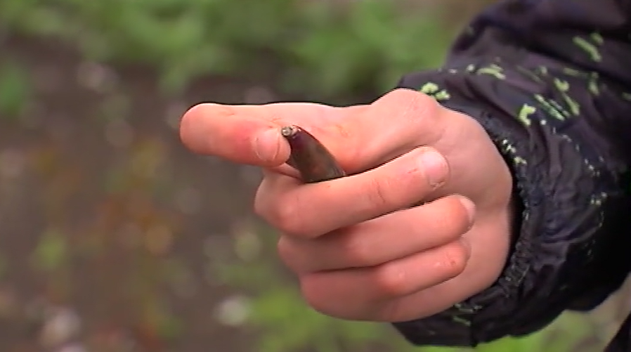 There was no whistling, no rustling. Three shells hit the house at once