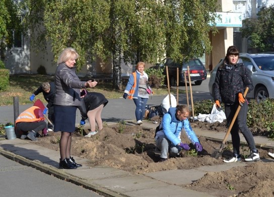 Алея Троянд у Южноукраїнську (ініціатива в підтримку проекту Музея)