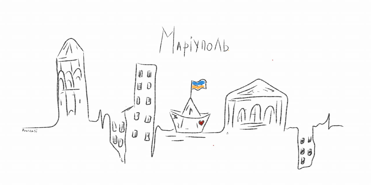 Art diary from Mariupol: “I am torn to pieces when I see how my city is razed to the ground