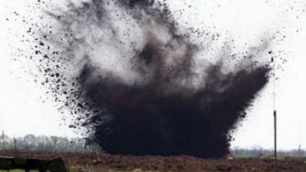 A missile hit towards the fighter from the spoil tip