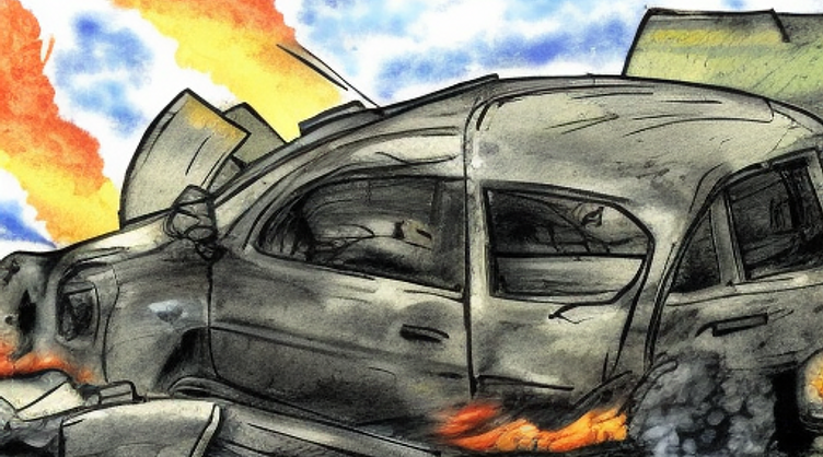 Ворожий безпілотник атакував їхній автомобіль