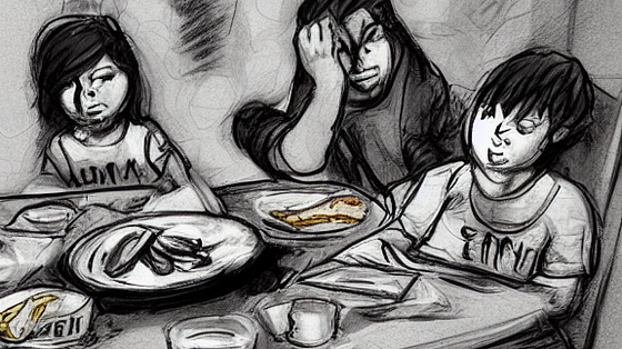 «Ми дуже економили, тільки дітям їжу залишали»