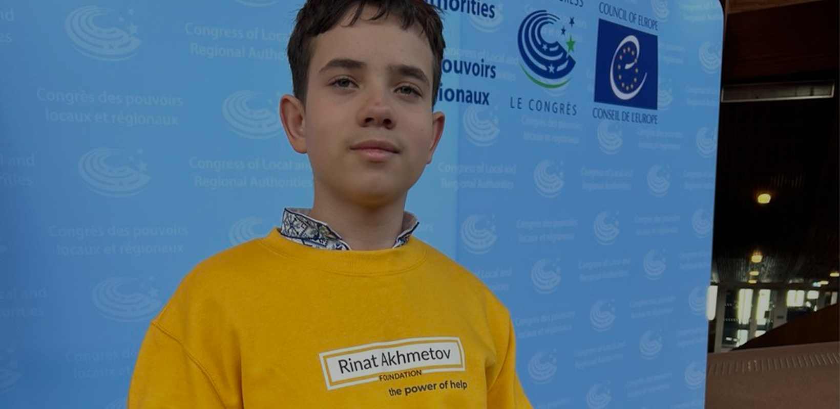 “We must speak the truth aloud”: the story of Ilya Matvienko, the first child returned from russian kidnapping, was presented at the Council of Europe during the Mariupol Justice presentation