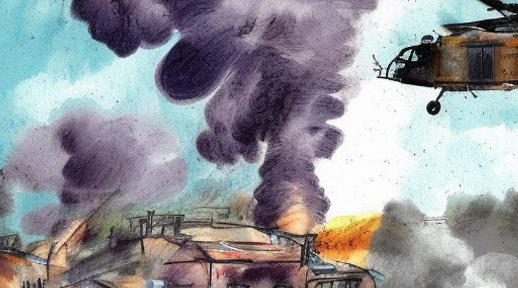 «Літали гелікоптери, все навколо горіло»