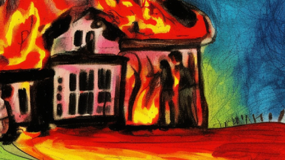 «Моя хата згоріла, залишились тільки стіни»