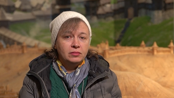 “We left after I saw a missile flying into the house with my own eyes”