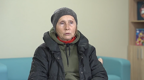 So many russian tanks entered the village that we could not count them