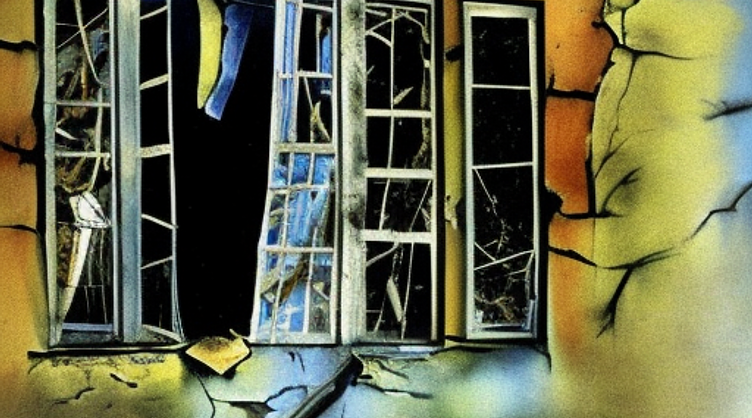 Вибуховою хвилею вибило вікно