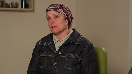 There are mines all along the road. I was afraid my husband would drive over one of them