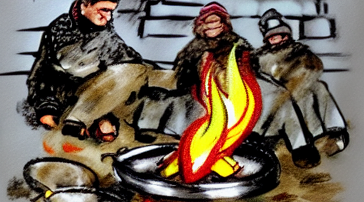 Готували їжу надворі, коли почався мінометний обстріл Готували їжу надворі, коли почався мінометний обстріл