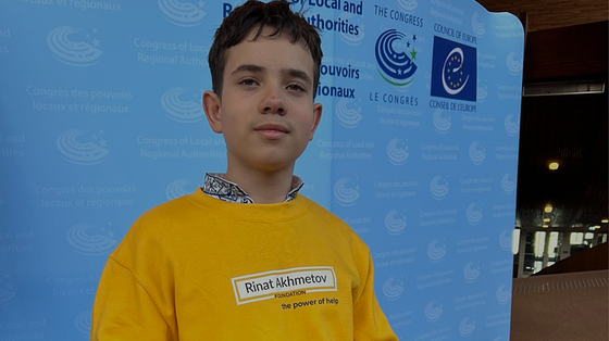 «Маємо говорити правду вголос»: історія першого поверненого з окупації хлопчика Іллі Матвієнка прозвучала у Раді Європи (Страсбург)