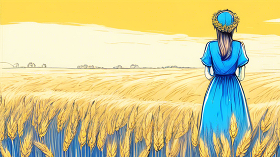 Мамо, це ж українські прапори, правда?