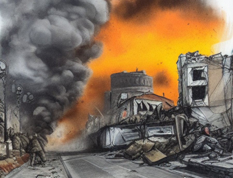 «Российские войска разбомбили все дома в городе»
