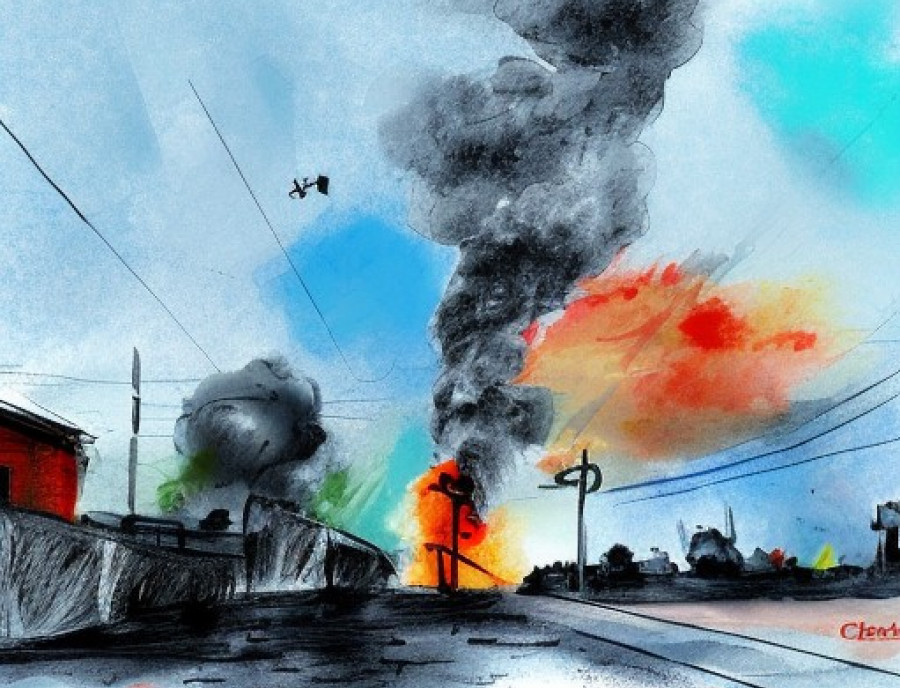 «У нашому містечку посеред вулиці впала ракета та зруйнувала чотири будинки»