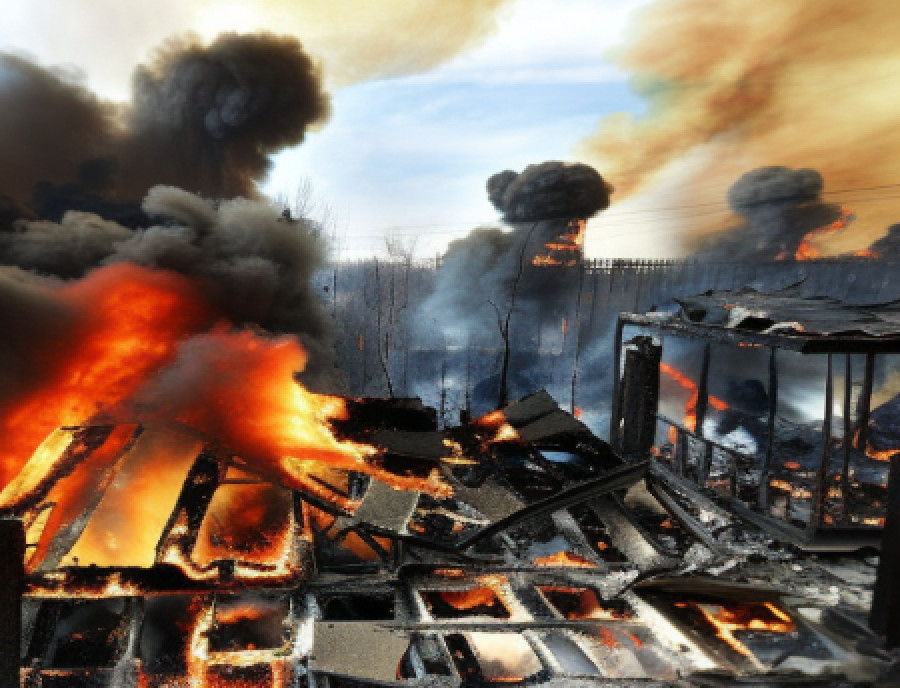 «Мамин дом сгорел, когда российские самолеты скинули бомбы на село»