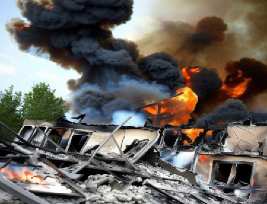«Я видела разбитые дома и горящих людей»