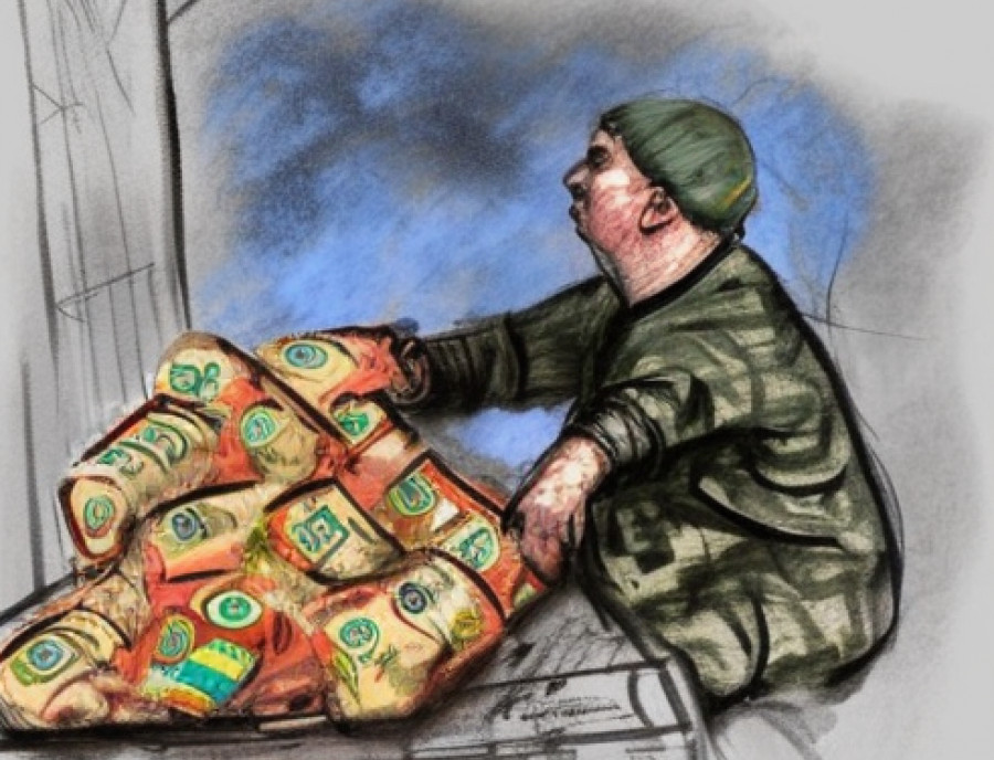 «Русские раздавали продукты, украденные на украинских складах»