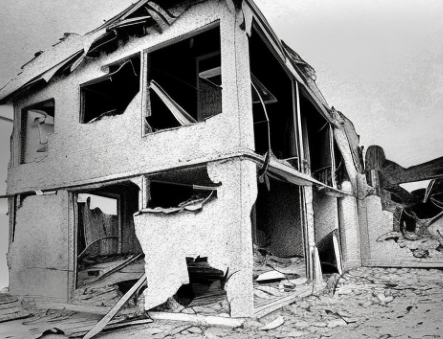 «Ми були в селі, коли розбили наш будинок»