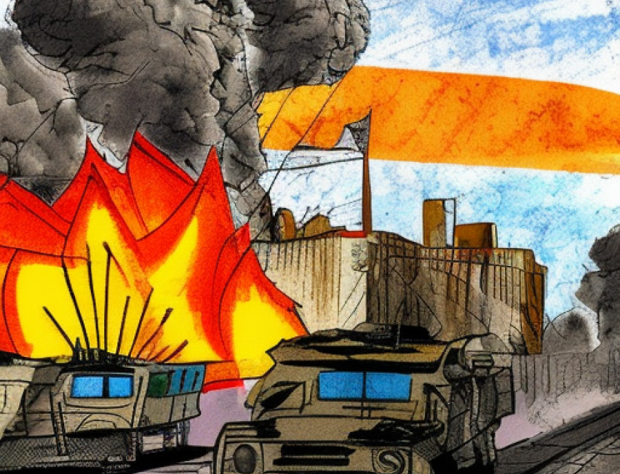 «Ми бачили вибухи, окупантів зі зброєю та згорілу техніку, танки, будинки та авто»