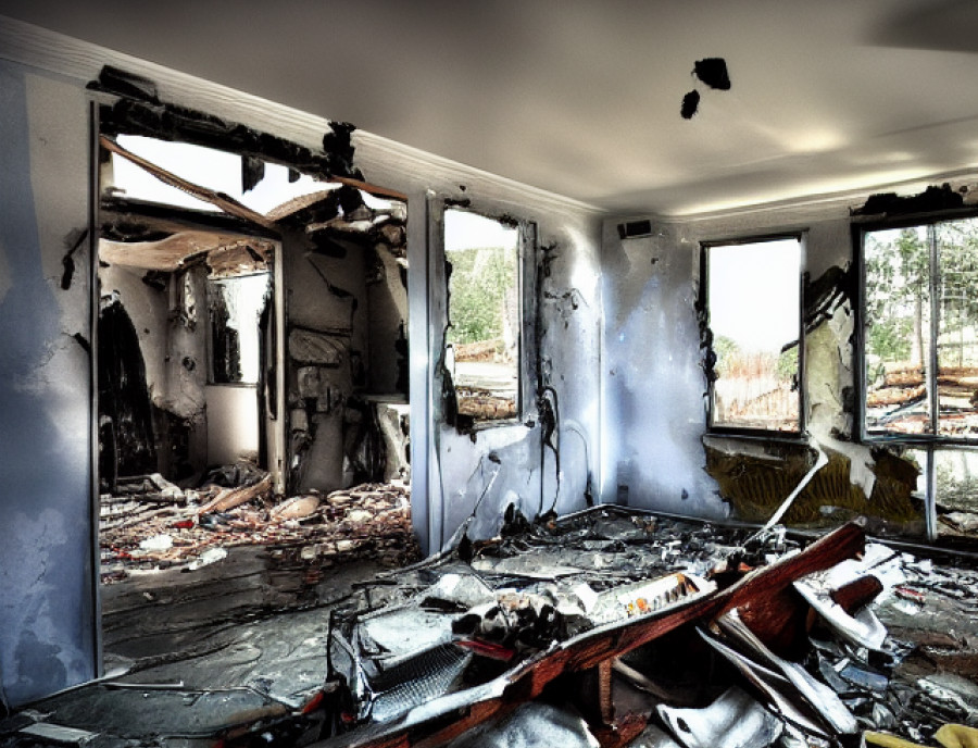 «Наша квартира полностью разбита, родные тоже остались без ничего»