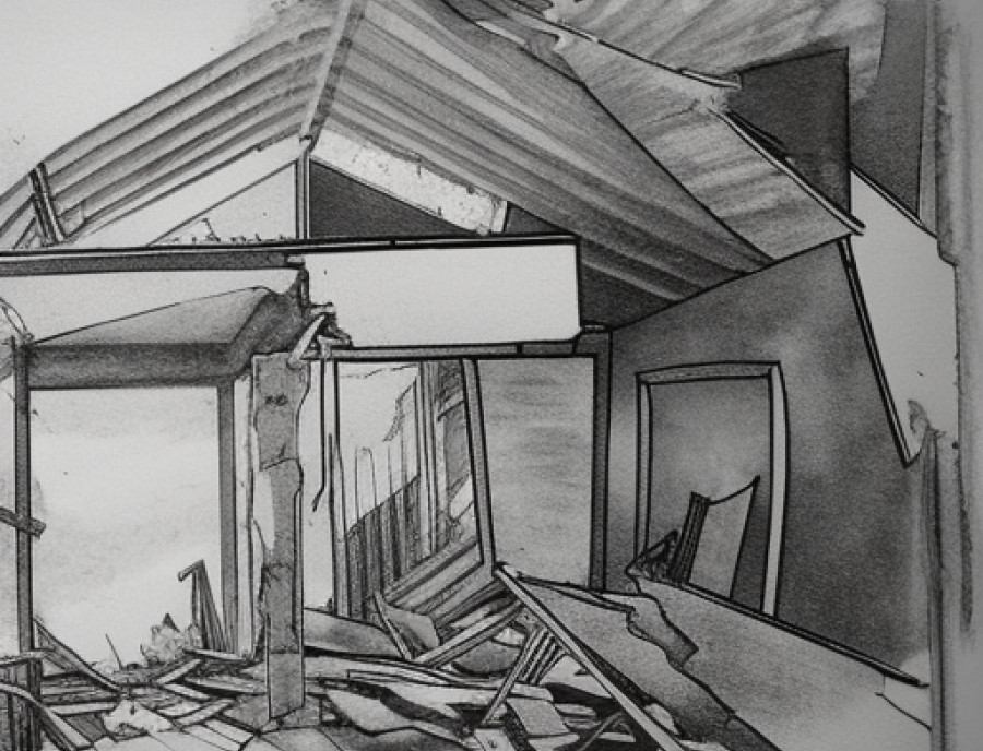«Мій будинок частково пошкоджений»