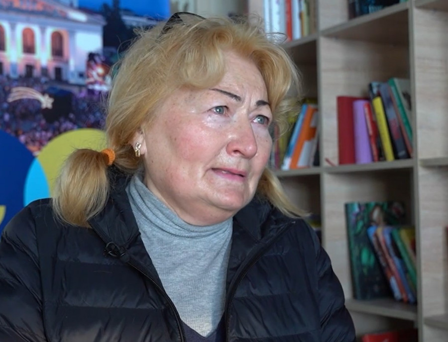 "I was rescued, but my husband was killed by a russian shell"