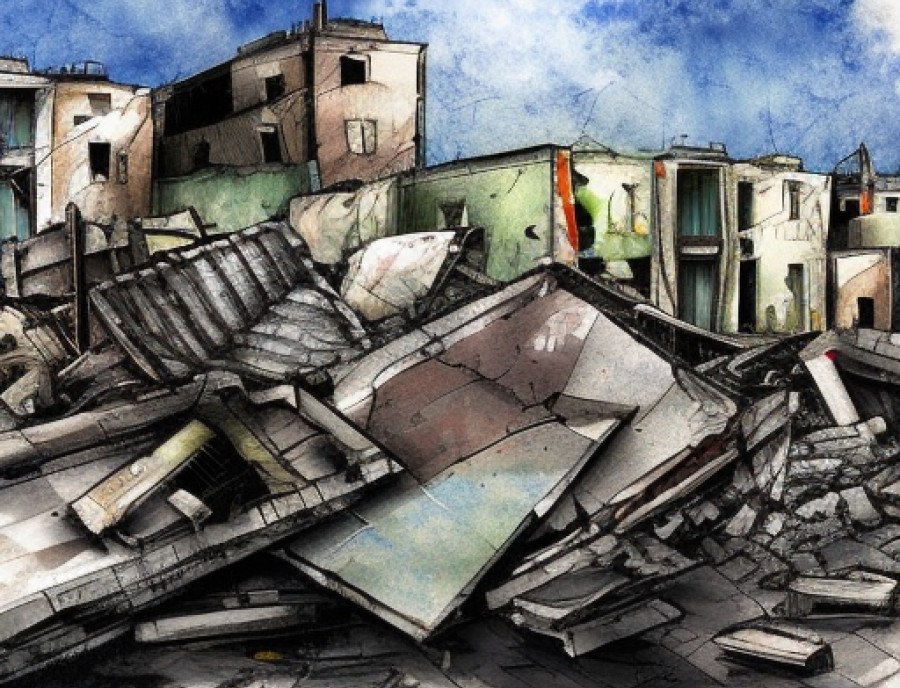 «Страшновато проезжать мимо разрушенных зданий»