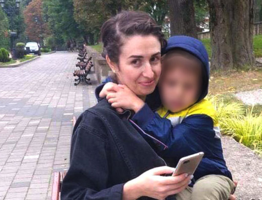 "Her little seven-year-old son Sashko has lost his mother"