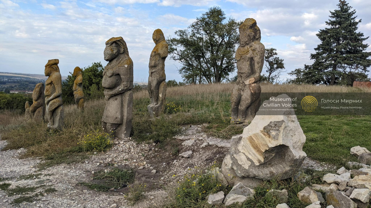 Арт-мемориал Виктора Меламеда – память о Половецкой каменной бабе с горы Кремянец