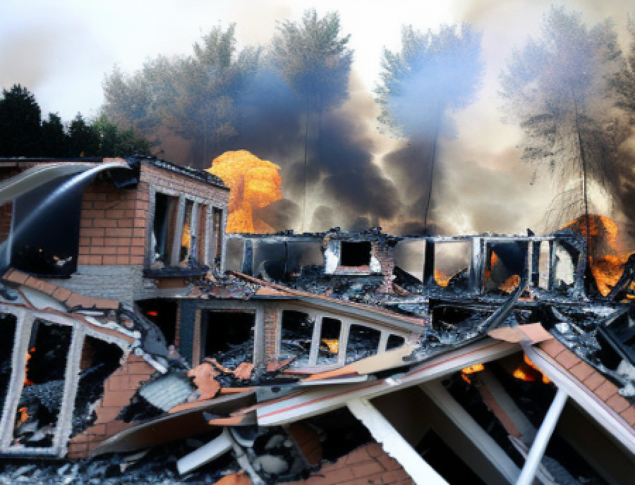 «Дома на окраине были разрушены обстрелом»